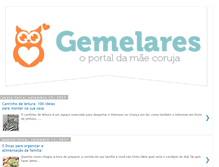 Tablet Screenshot of gemelares.com.br